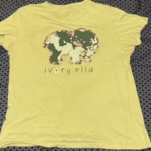 Ivory Ella green Graphic T-Shirt